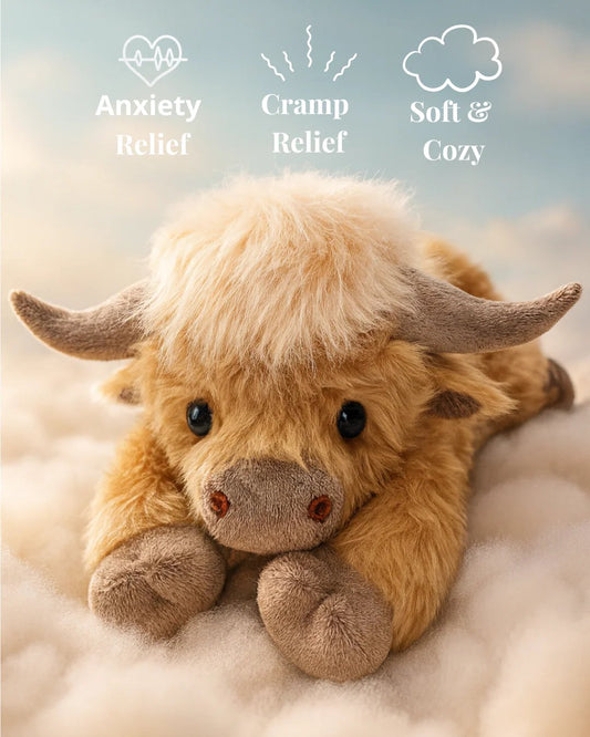 🥳 Mega-rea 60 % RABATT 🎁Söt Tecknad Highland Cow Gosedjur🔥Köp 2 för Fri Frakt