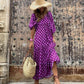 💖SISTA DAGEN FÖRSÄLJNING 50% RABATT💖 Elegant boho maxiklänning för kvinnor med puffärmar👗